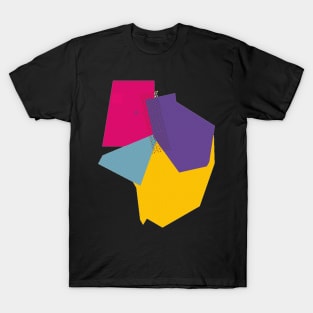 Geometric Funny popcolor dots pattern T-Shirt